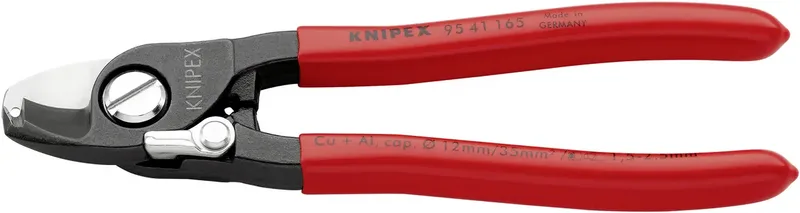 Knipex 95 41 165 Kabelschere Geeignet für (Abisoliertechnik) Alu- und Kupferkabel, ein- und mehrdrähtig 12 mm 35 mm² by Knipex – product image 1 of 2