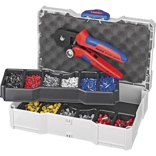Knipex 97 90 09 Crimpzange Aderendhülsen 0.08 bis 10 mm² Inkl. Aderendhülsensortiment im Koffer von Knipex – Produktbild 2 von 2
