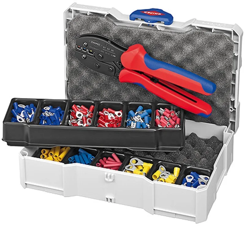 Kabelverbindersortiment 286-tlg.0,5-6 mm² Ku.-Box von Knipex, Kleurloos – Produktbild