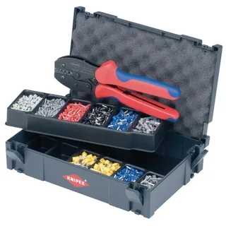 Knipex 97 90 23 Crimpzange Aderendhülsen 0.25 bis 6 mm² Inkl. Aderendhülsensortiment im Koffer fra Knipex – produktbillede 2 af 2