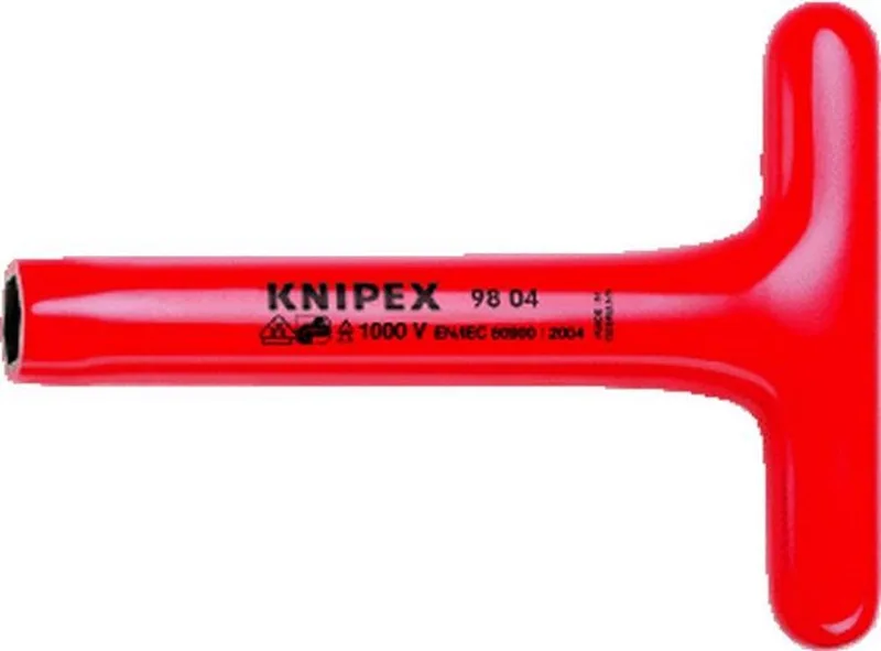 Knipex 98 04 19 Dopsleutel 31,0 mm van Knipex, Rood – productafbeelding