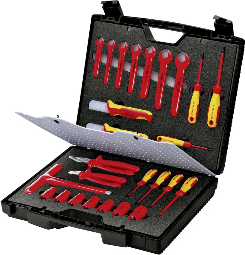 Knipex 98 99 12 Werkzeugset Elektriker im Koffer 26teilig by Knipex – product image