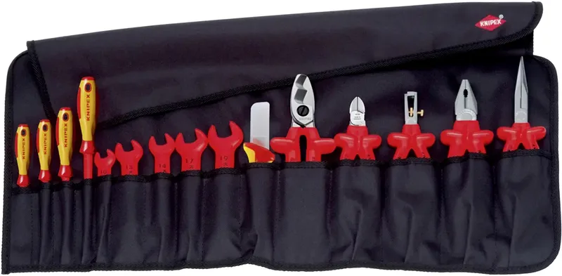 Knipex 98 99 13 Werkzeugset Elektriker in Tasche 15teilig de Knipex – image du produit