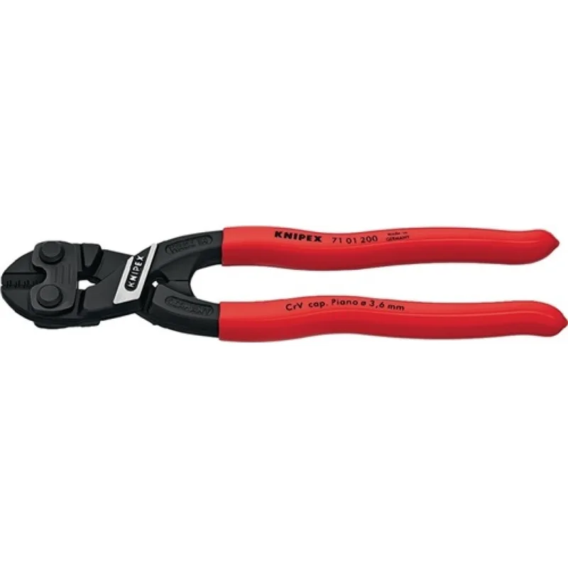 Kompaktbolzenschneider CoBolt L.160mm Ku.-Überzug ger.o.Aussparung fra Knipex – produktbillede
