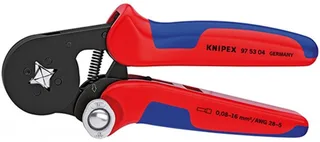 krimptang - 180 mm - zelfinstellend - 97 53 04 de Knipex, Kleurloos – image du produit 1 sur 3