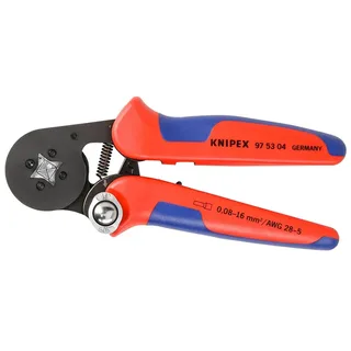 krimptang - 180 mm - zelfinstellend - 97 53 04 de Knipex, Kleurloos – image du produit 2 sur 3