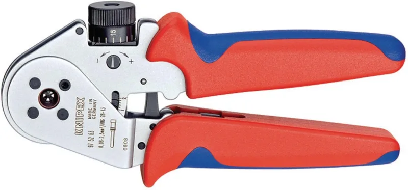 krimptang met vier tanden - 975263 by Knipex, Kleurloos – product image
