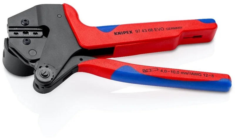 MC4 EVO2 97 43 66 EVO Krimptang von Knipex, Blau – Produktbild