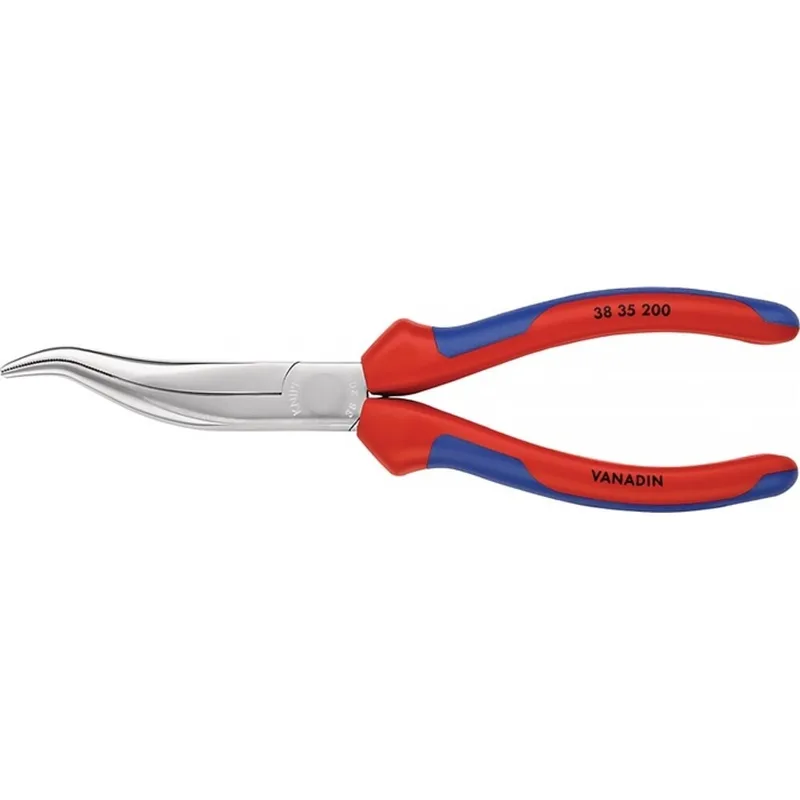 Mechanikerzange L.200mm Form 9 45Grad gew.Mehrkomp.-Hülle verchr de Knipex – image du produit