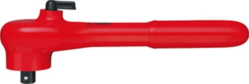 Omschakelbare ratel 3/8 VDE - 98 31 by Knipex, Red – product image