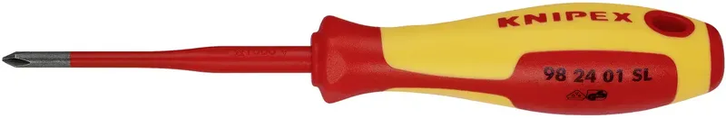 Phillips® 98 24 01 SL VDE Tournevis cruciforme PH 1 Longueur de la lame: 80 mm de Knipex – image du produit