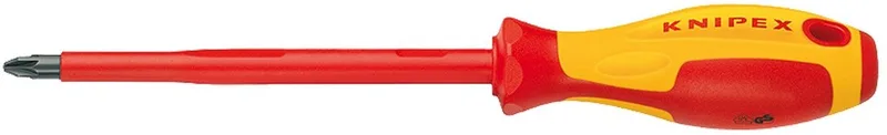 Tournevis Cruciforme Pz2 212 Mm de Knipex, Kleurloos – image du produit