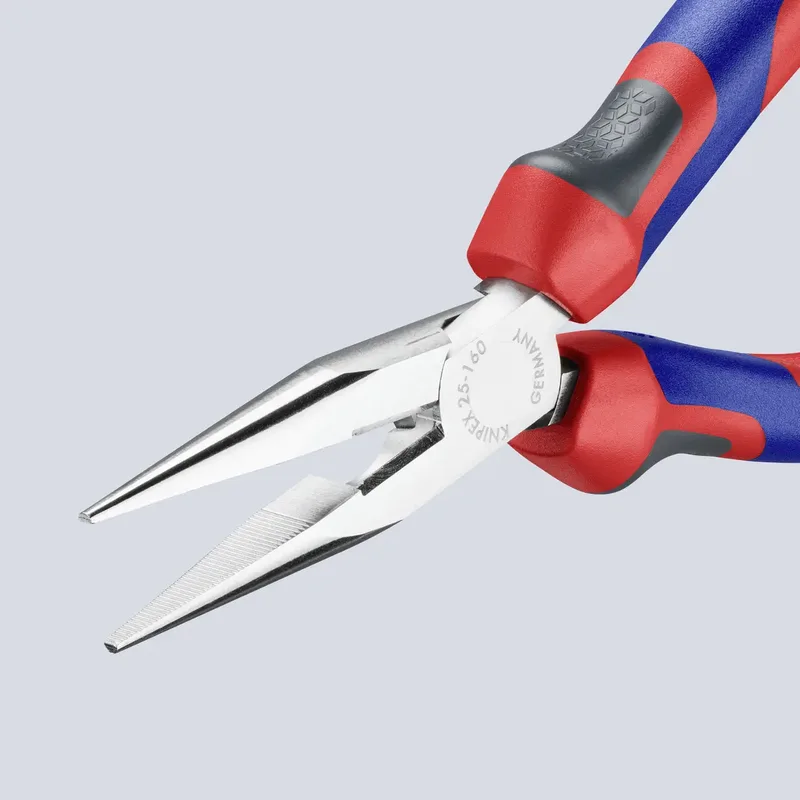 Radiozange DIN ISO 5745 L.160mm flach/rund ger.verchr.m.Mehrkomp.-Hüllen KNIPEX von Knipex – Produktbild 2 von 3