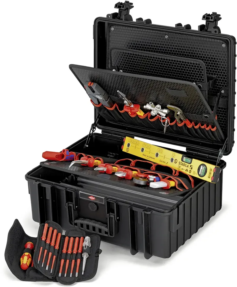 Robust 34 Elektro 00 21 36 Elektriker Werkzeugkoffer bestückt 26teilig von Knipex – Produktbild
