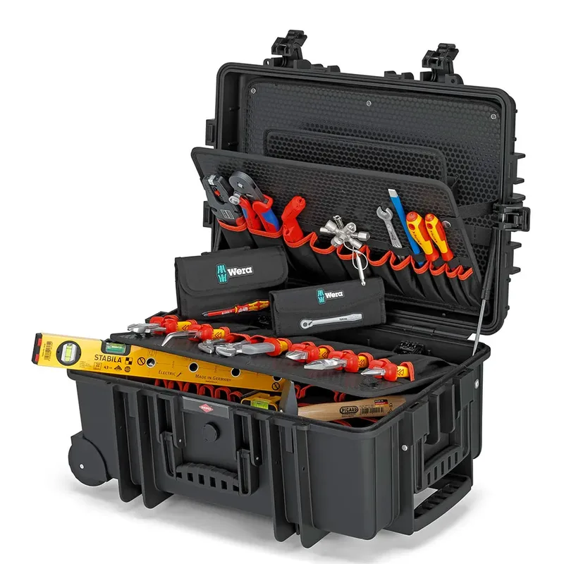 Robust 45 Elektro Gereedschapskoffer (gevuld) 63-delig Electricien van Knipex – productafbeelding 3 van 4