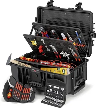 Robust 45 Elektro Gereedschapskoffer (gevuld) 63-delig Electricien van Knipex – productafbeelding 1 van 4