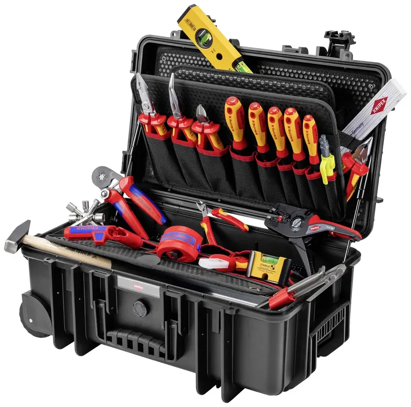 Robust26 Elektro 00 21 33 E Werkzeugkoffer bestückt (B x H x T) 350 x 225 x 550 mm von Knipex – Produktbild