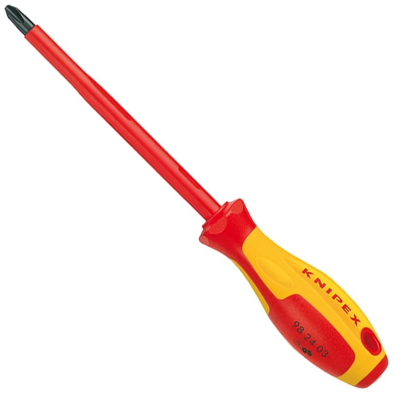 Tournevis Cruciforme 982402 Insulated de Knipex, Kleurloos – image du produit