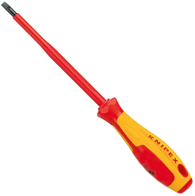schroevendraaier SL 4x202 mm VDE - 98 20 40 fra Knipex, Kleurloos – produktbillede