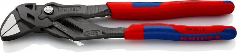 Sleuteltang tang en schroefsleutel in één gereedschap 250 mm met kop van Knipex, Zwart – productafbeelding 1 van 2