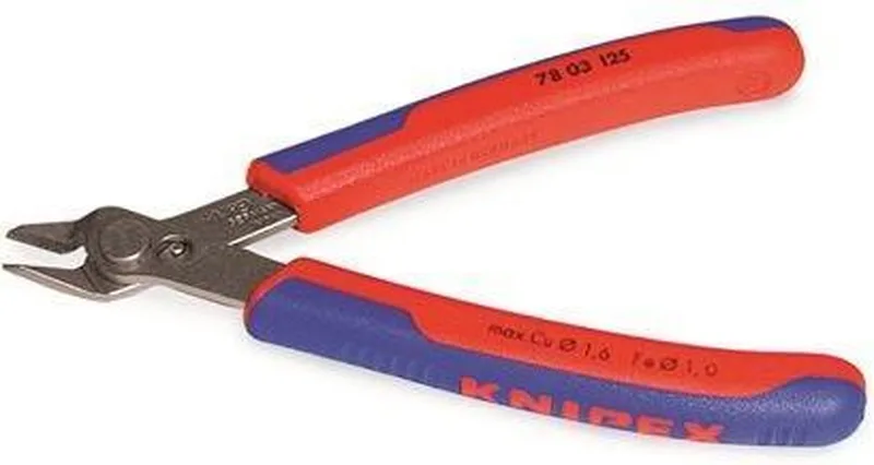 Super knips electronica tang van Knipex, Zwart – productafbeelding