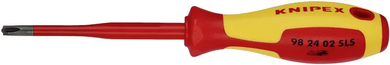 VDE Tournevis Pozidriv/à fente Taille (tournevis) PH 2 Longueur de la lame: 100 mm de Knipex – image du produit