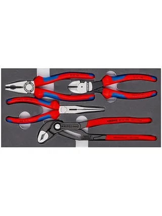 Zangen-Sets, in Schaumstoffeinlage by Knipex – product image 1 of 3