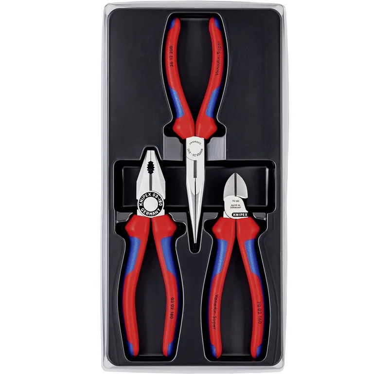 Jeu De Pinces Universelles De Montage 3 Pièces de Knipex – image du produit 1 sur 2