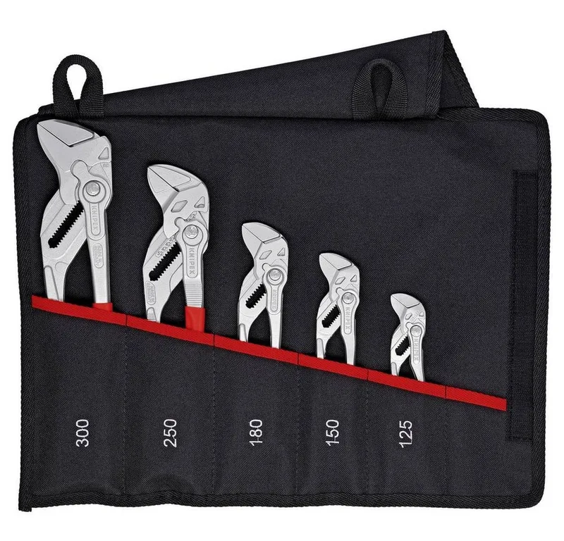 Zangenset Zangenschlüssel-Set 5 teilig 00 19 55 S4 de Knipex – image du produit 1 sur 2