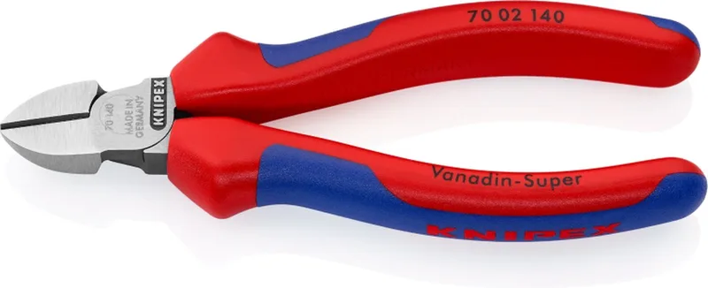 Zijsnijtang - 140 mm by Knipex, Red – product image