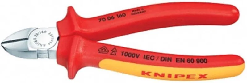 Zijsnijtang - 140 mm Vde by Knipex, Kleurloos – product image