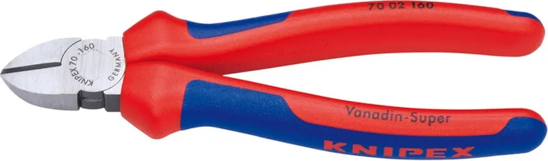 Zijsnijtang - 7002-180 van Knipex, Rood – productafbeelding