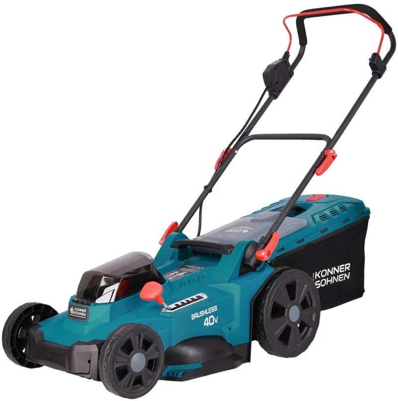 Snoerloze grasmaaier KS 43LM-40V — 43 cm — zonder accu en lader van Könner & Söhnen – productafbeelding