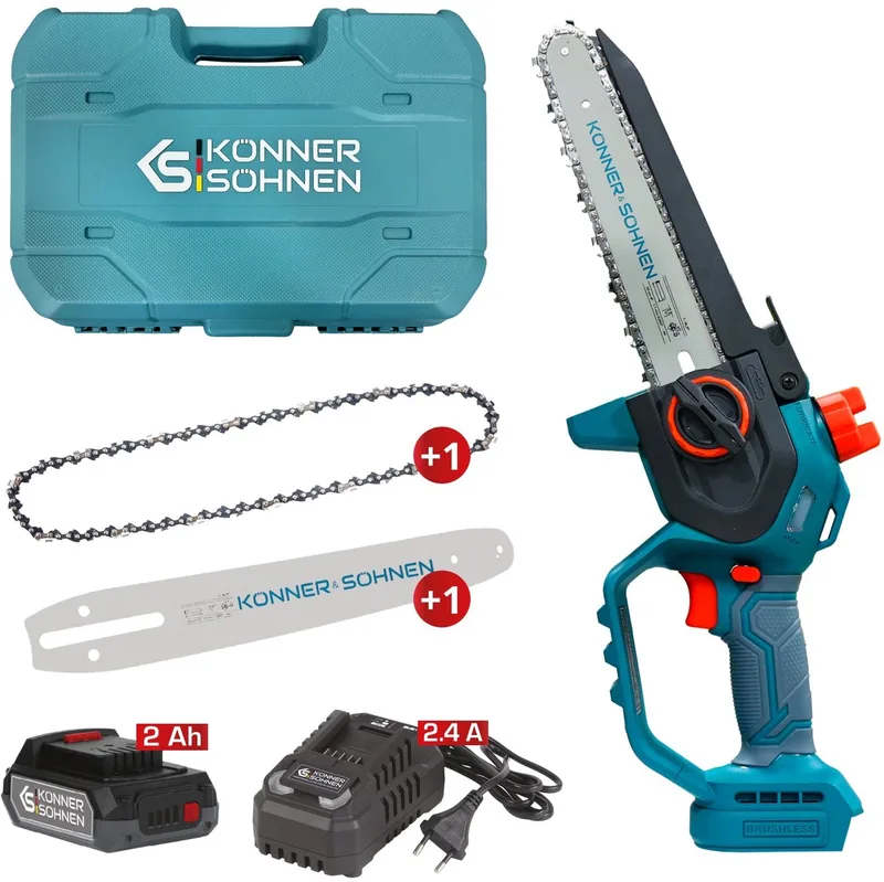 Snoerloze Mini Kettingzaag KS MCS20V-8 Koffer de Könner & Söhnen – image du produit