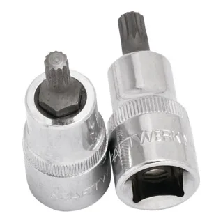 Kraftwerk 1/2" Vielzahn-Bit-Stecknuss M8 von KRAFTWERK – Produktbild
