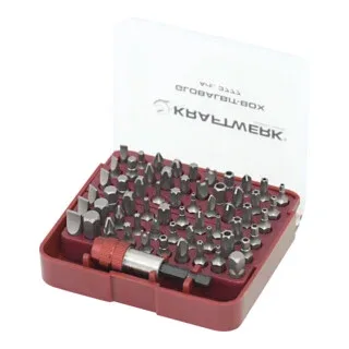 Kraftwerk 1/4'' GLOBAL-Bit-Box, 61-tlg. von KRAFTWERK – Produktbild