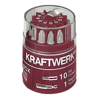 Kraftwerk 1/4" Universal-Bit-Box, 11-tlg. von KRAFTWERK – Produktbild
