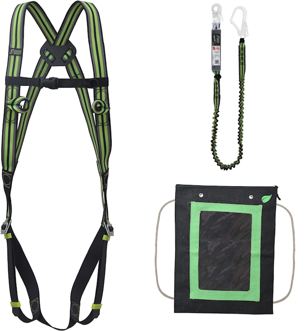 Complete set valbeveiliging Basic - Elastische weerhoudingslijn 2m by Kratos Safety – product image