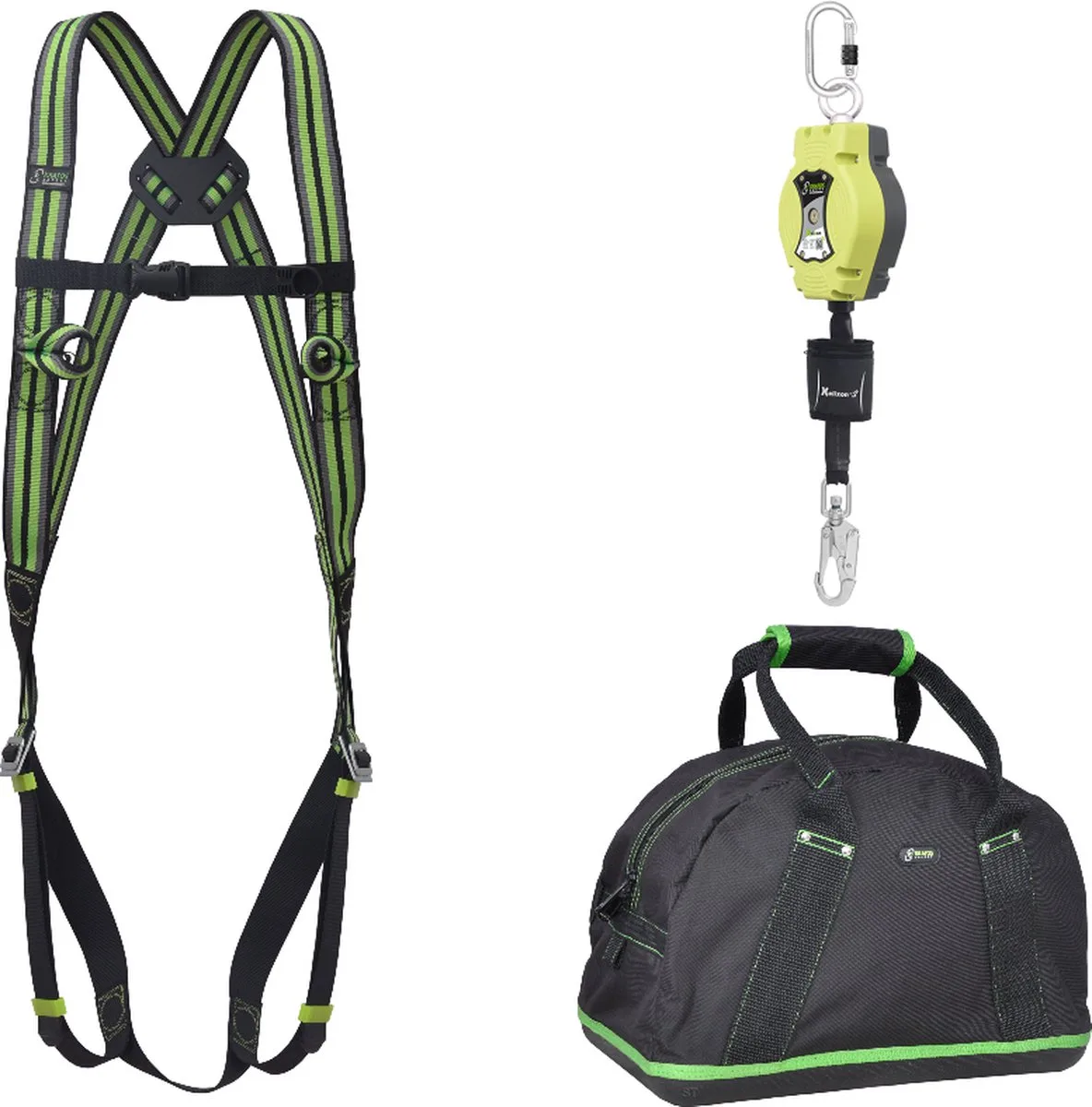 Complete set valbeveiliging Basic - Valstopblok 6m - Zonnepanelen de Kratos Safety – image du produit
