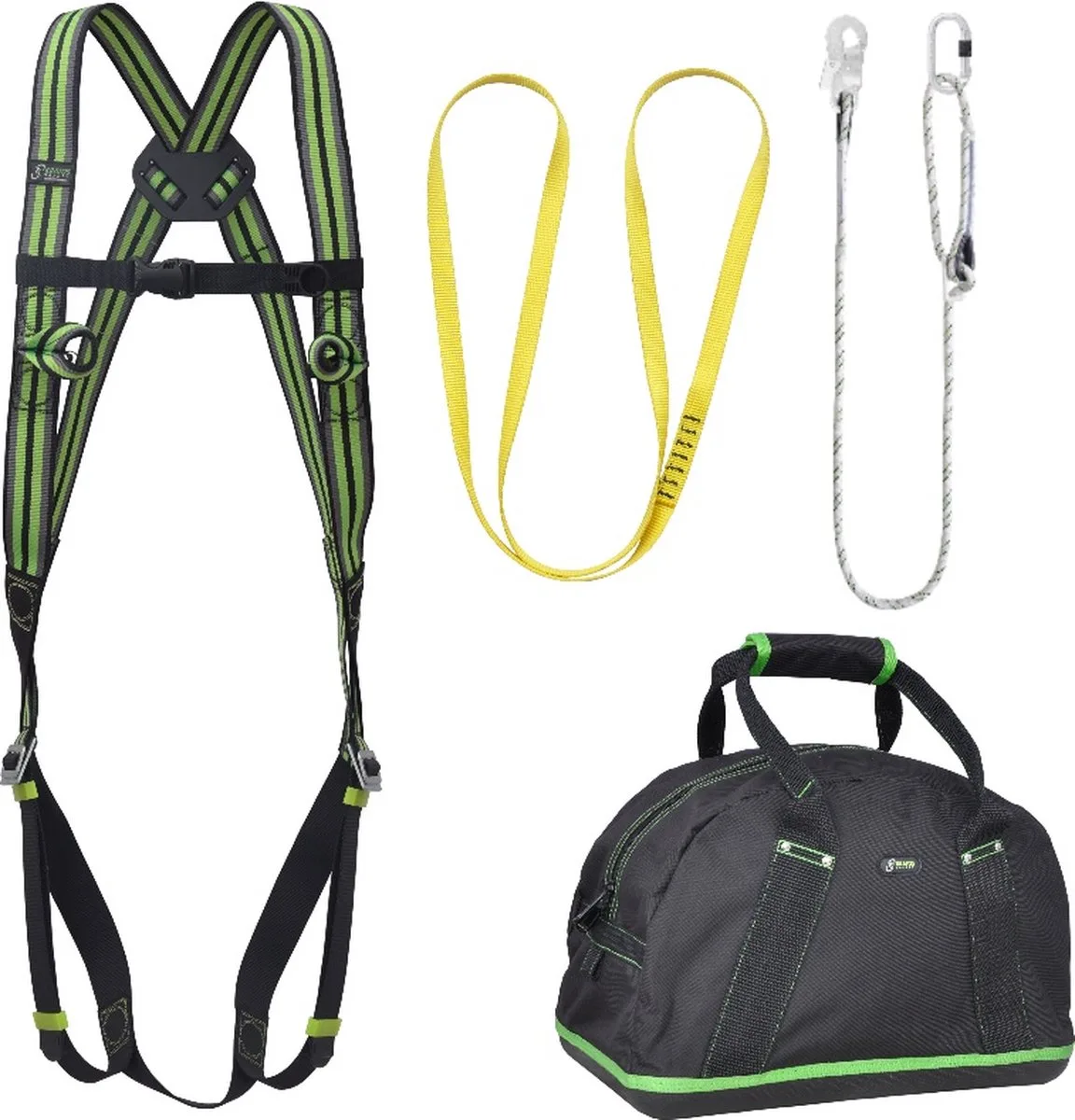complete set valbeveiliging basic - Werkpositielijn 2m - Ankerstrop by Kratos Safety – product image