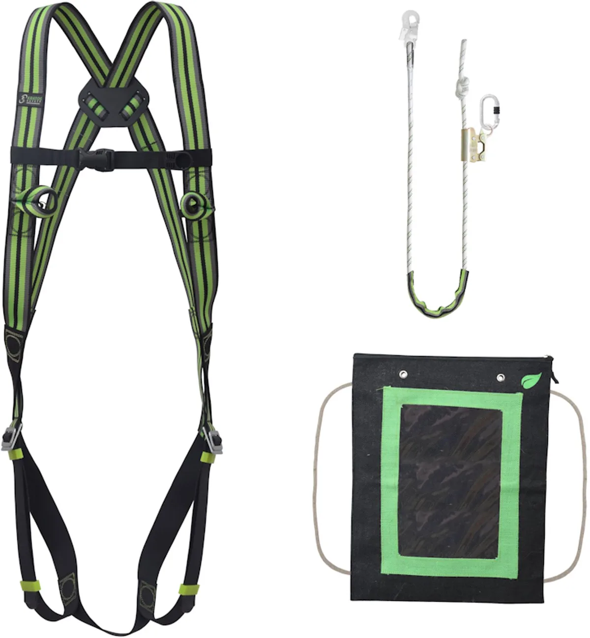 Complete set valbeveiliging Basic - Werkpositielijn verstelbaar by Kratos Safety – product image