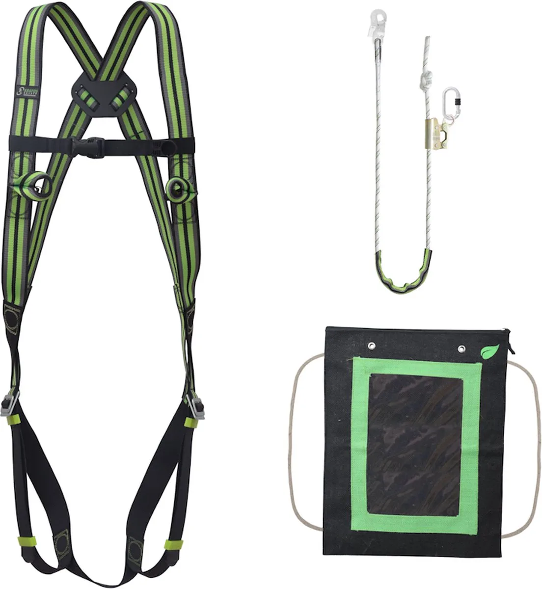 Complete set valbeveiliging Basic - Werkpositielijn verstelbaar by Kratos Safety – product image