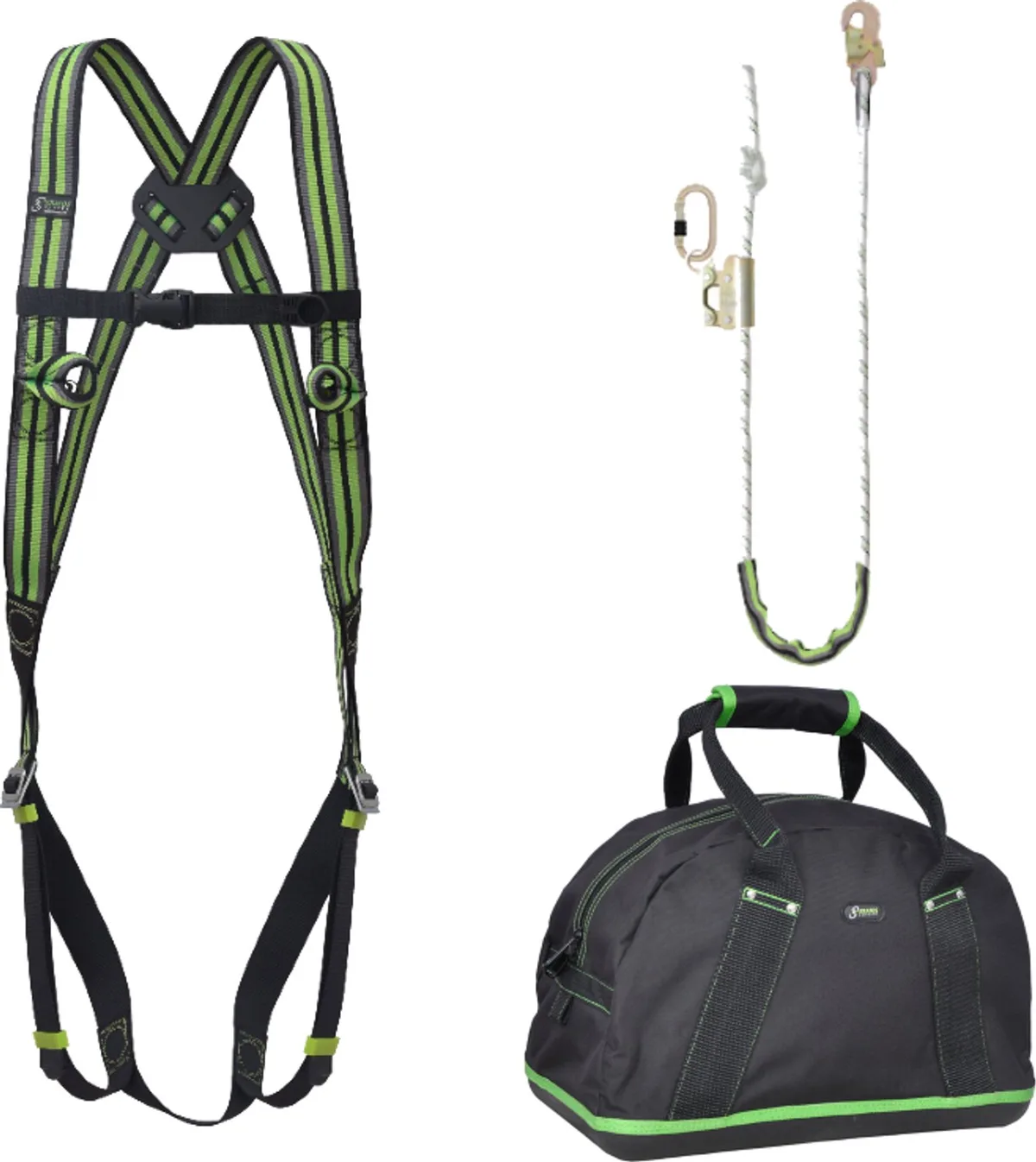 Complete set valbeveiliging Basic - Werkpositielijn verstelbaar 4mtr by Kratos Safety – product image