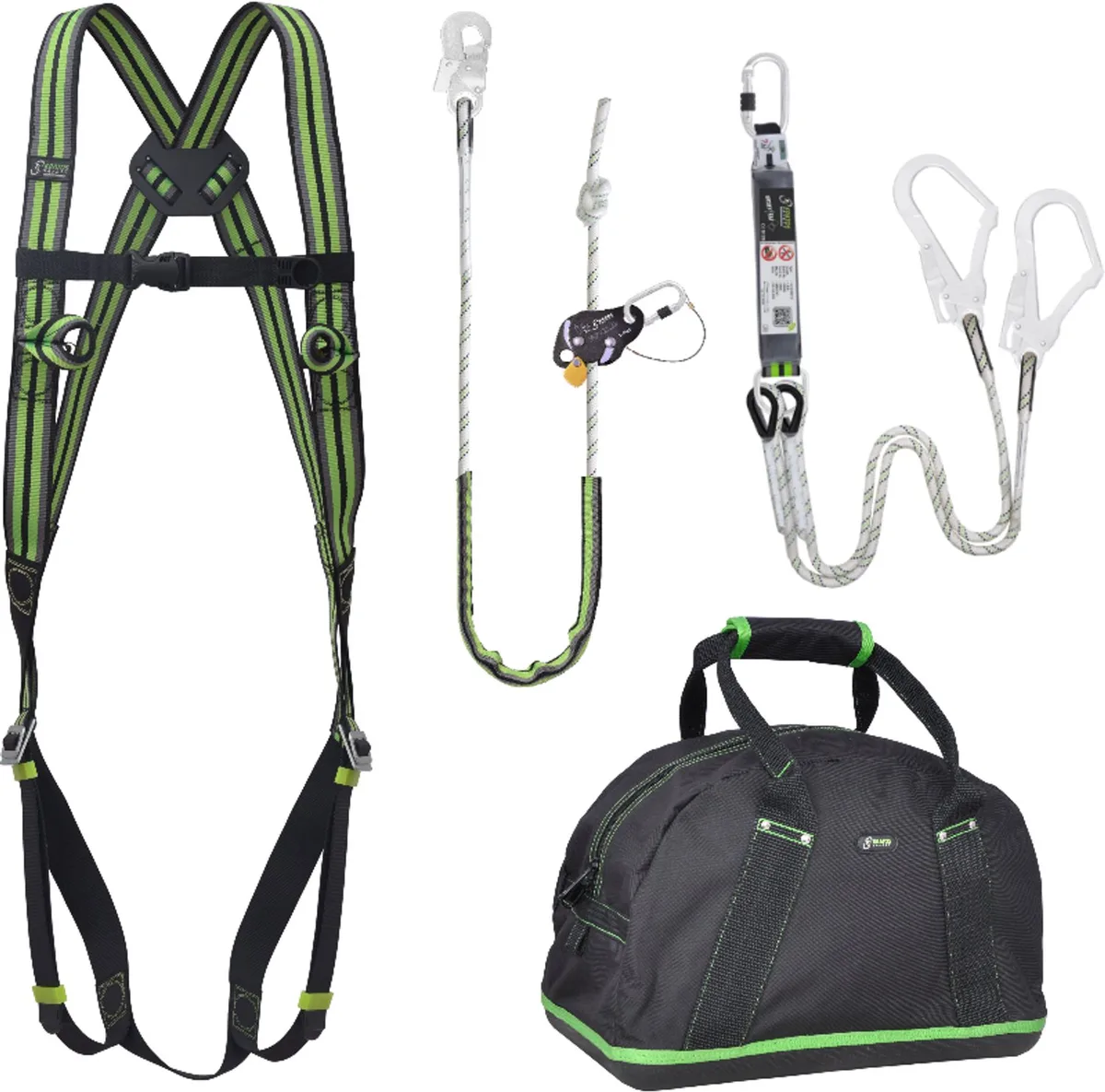 complete set valbeveiliging basic - Werkpositielijn - Y-leeflijn 1.5m by Kratos Safety – product image
