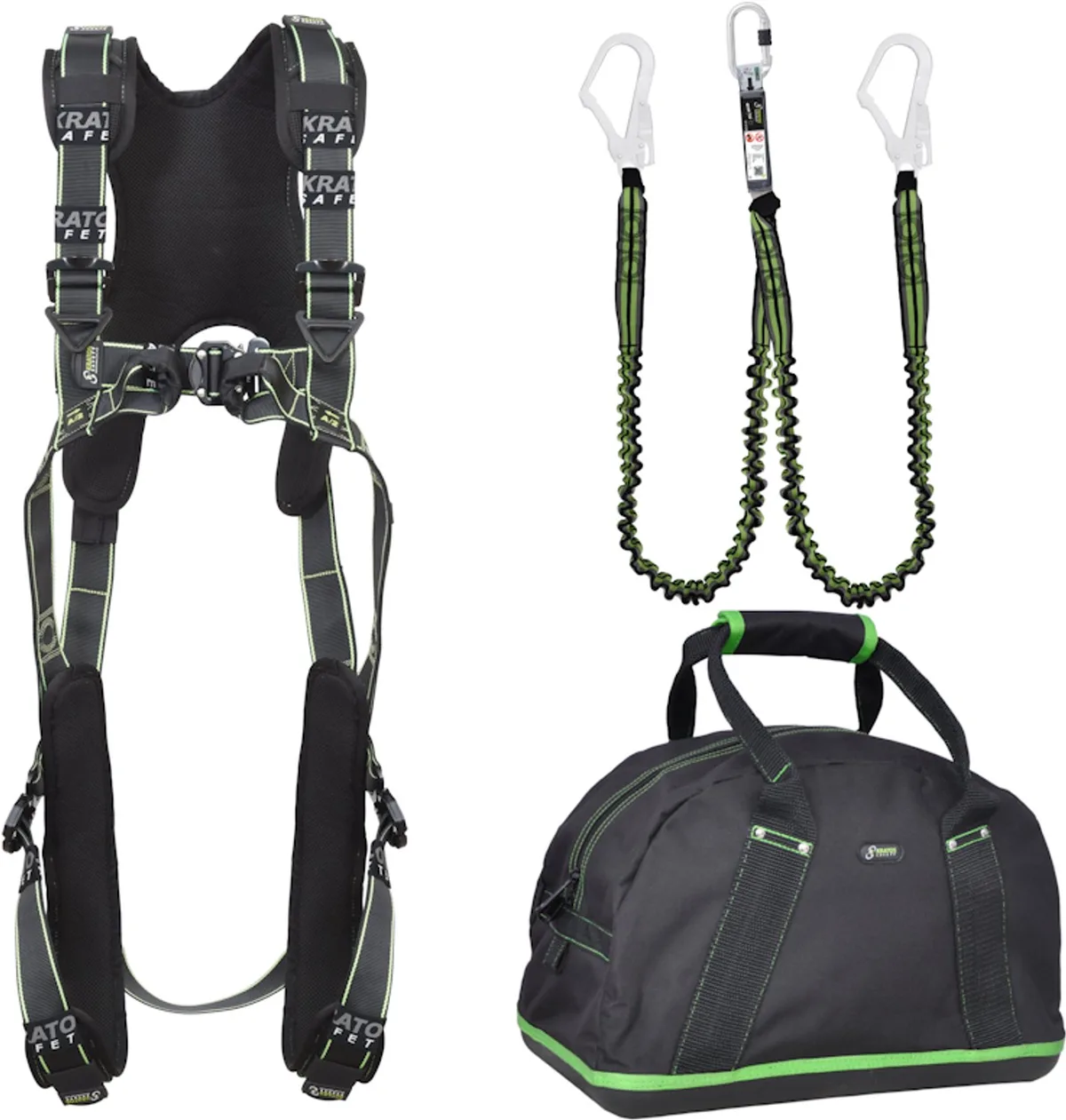 complete set valbeveiliging comfort - Elastische Y-lijn - Maat M-L by Kratos Safety – product image