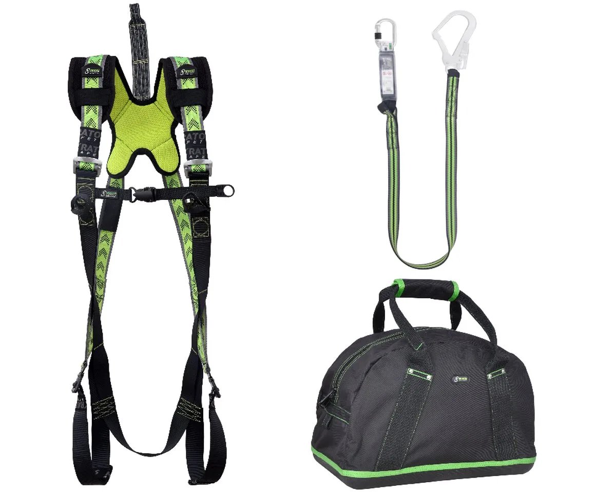 complete set valbeveiliging standaard - Leeflijn band 1,8m - Maat S-L de Kratos Safety – image du produit