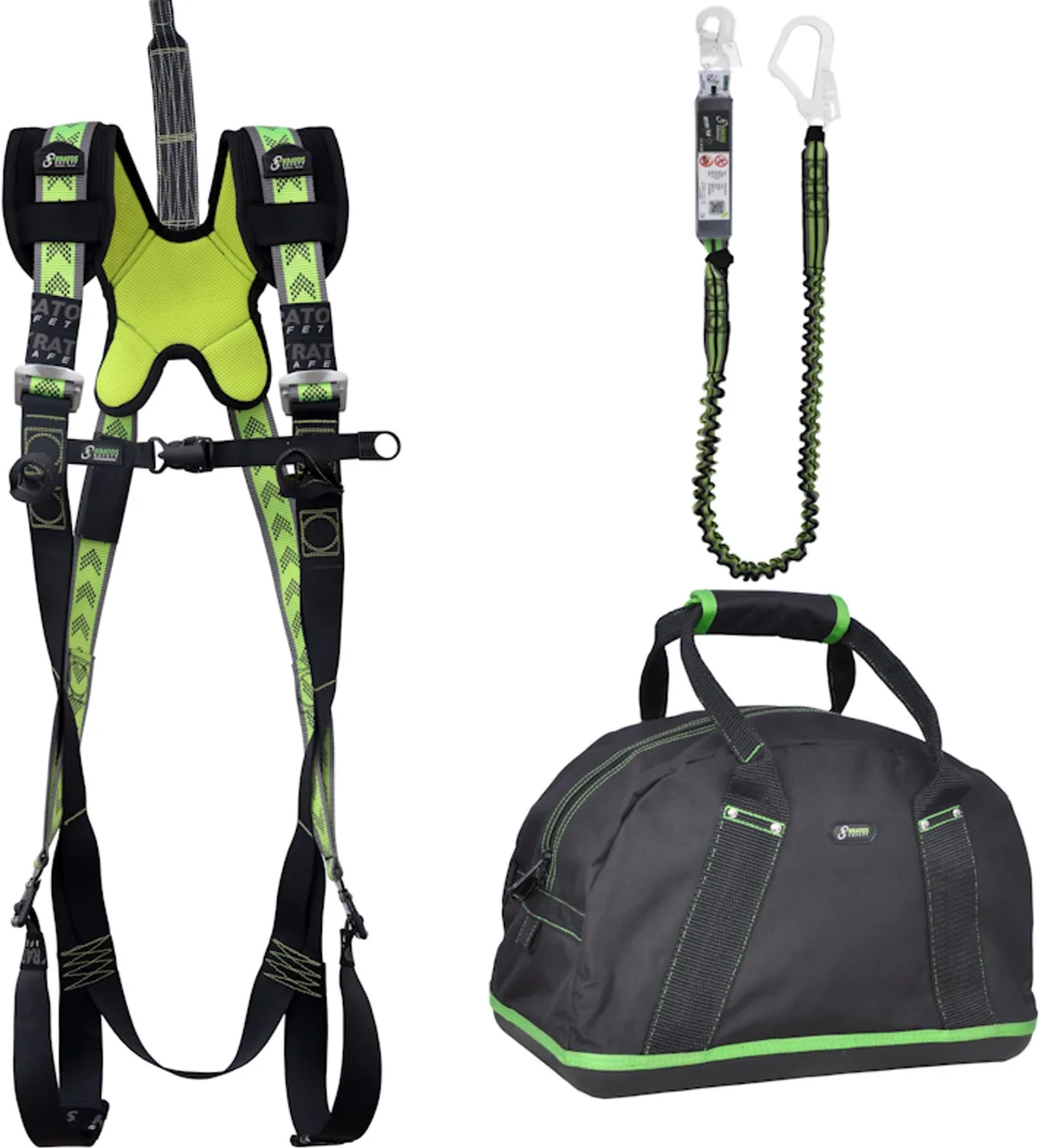 Complete set valbeveiliging Standaard met elastische weerhoudingslijn van Kratos Safety – productafbeelding