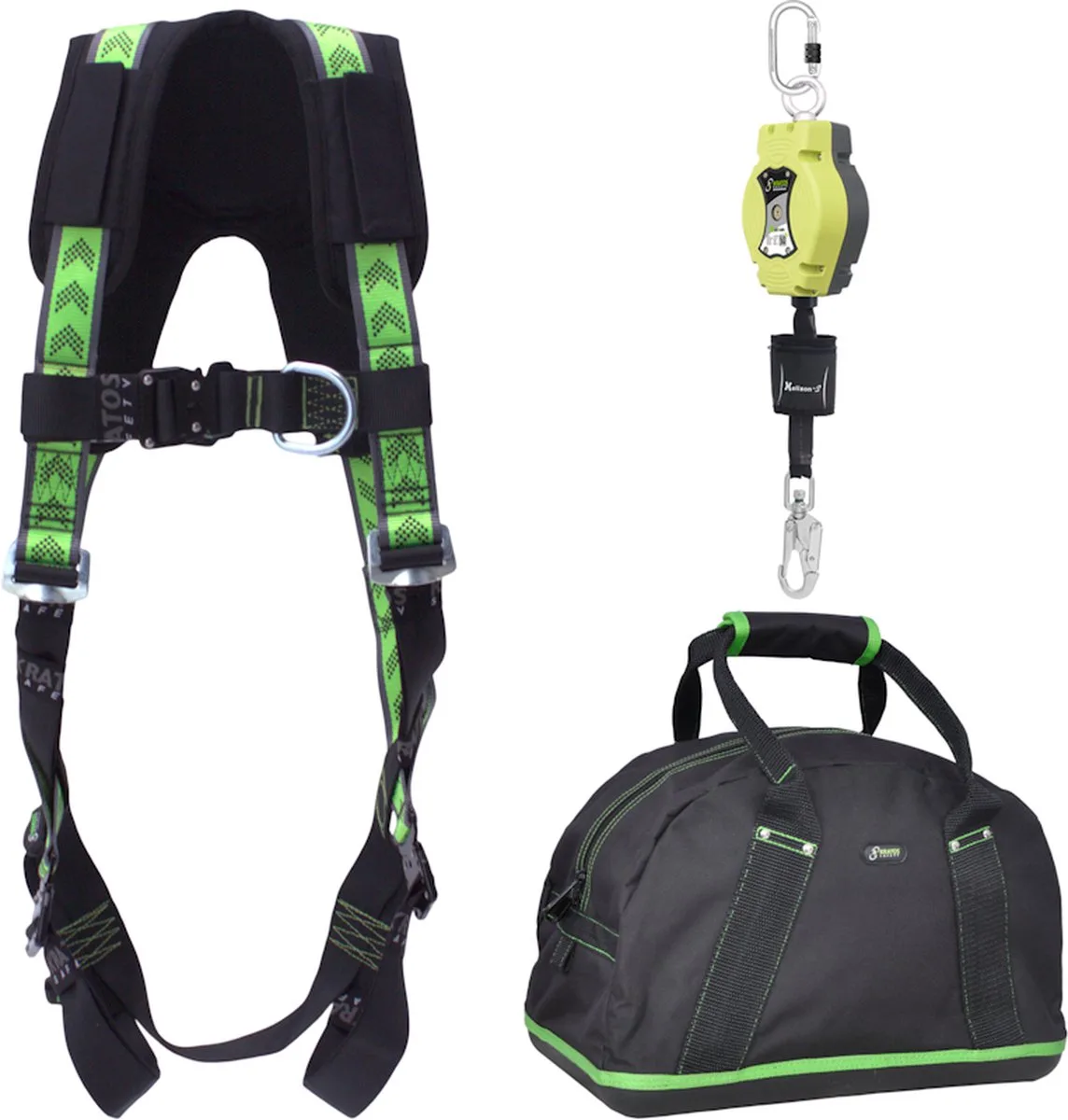 complete set valbeveiliging standaard-plus - Valstopblok - Zonnepanelen - Maat L-XXL by Kratos Safety – product image