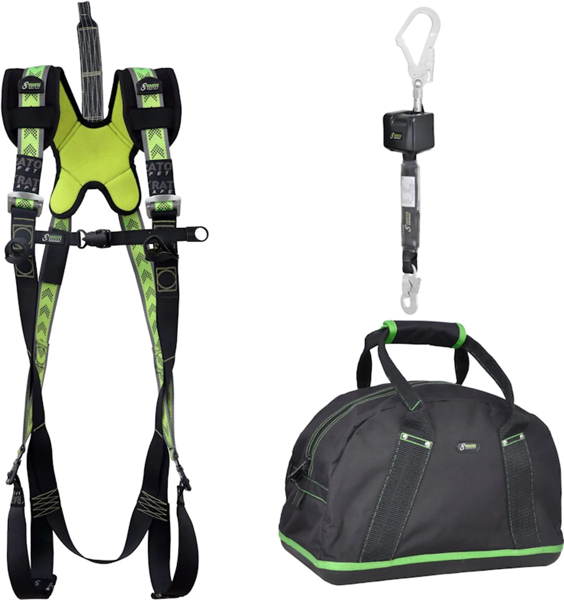 Complete set valbeveiliging Standaard - Valstopblok 2,5m - Maat L-XXL fra Kratos Safety – produktbillede