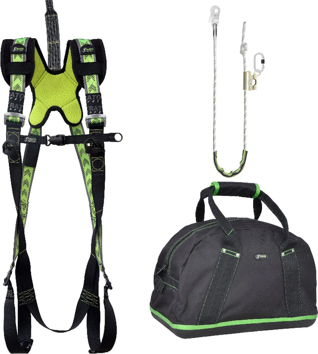 Complete set valbeveiliging Standaard - Werkpositielijn verstelbaar - Maat L-XXL de Kratos Safety – image du produit